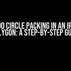 How to do Circle Packing in an Irregular Polygon: A Step-by-Step Guide