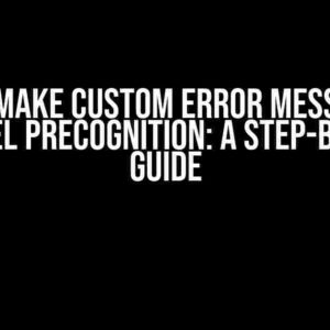 How to Make Custom Error Messages on Laravel Precognition: A Step-by-Step Guide