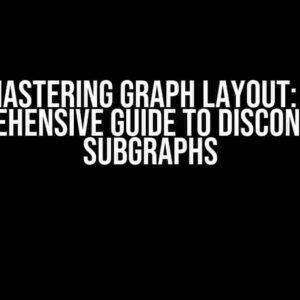 Mastering Graph Layout: A Comprehensive Guide to Disconnected Subgraphs